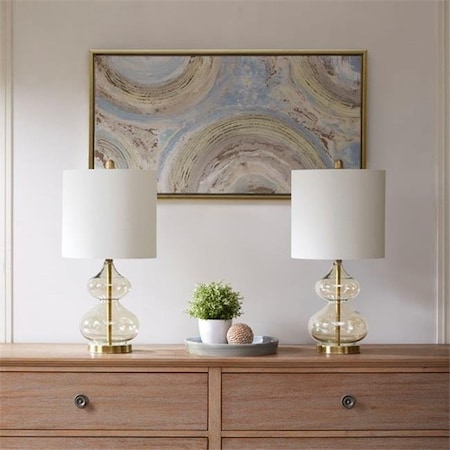 510 Design 5DS153-0014 Ellipse Table Lamp; Gold